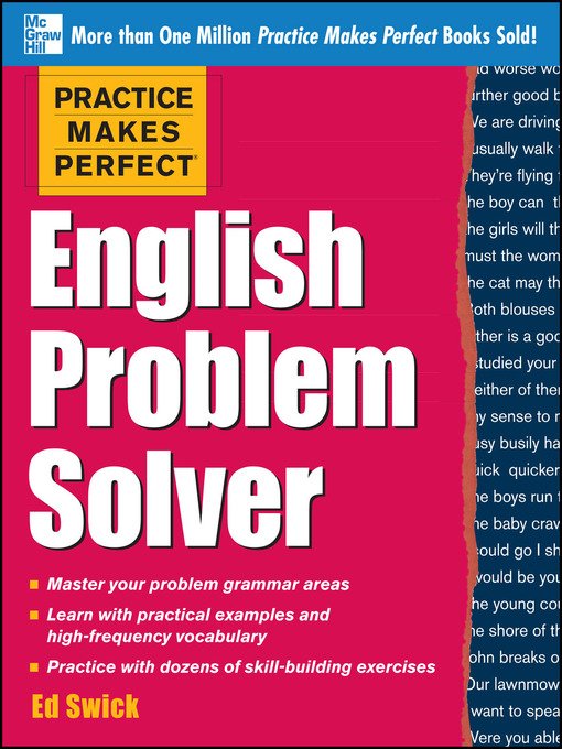 Title details for Practice Makes Perfect English Problem Solver by Ed Swick - Available